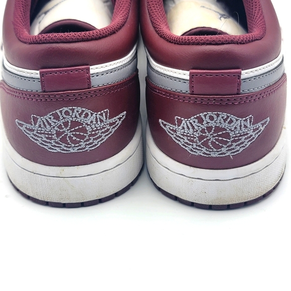 Air Jordan Men's 1 Low Bordeaux Size 8.5 (M) 10.0(W)  #1203 - Picture 4 of 7